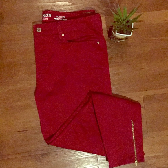 denizen levi's high rise ankle skinny